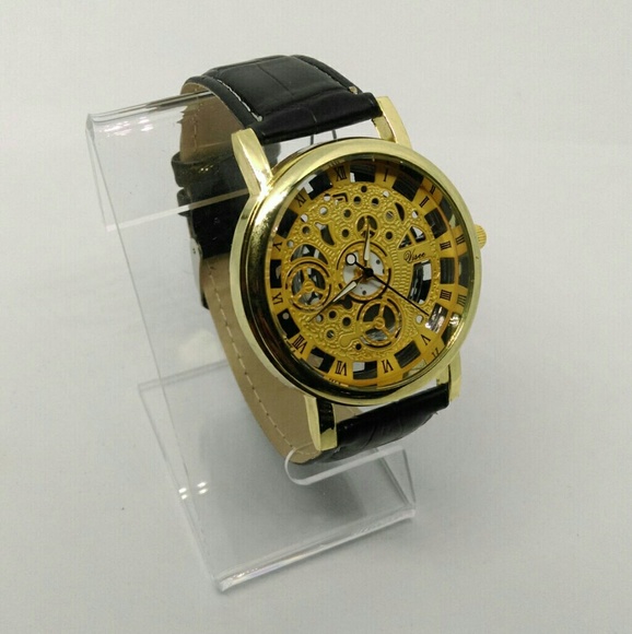 ● 2 / $15 ●  NWT MEN'S SKELETON WATCH - Picture 6 of 6